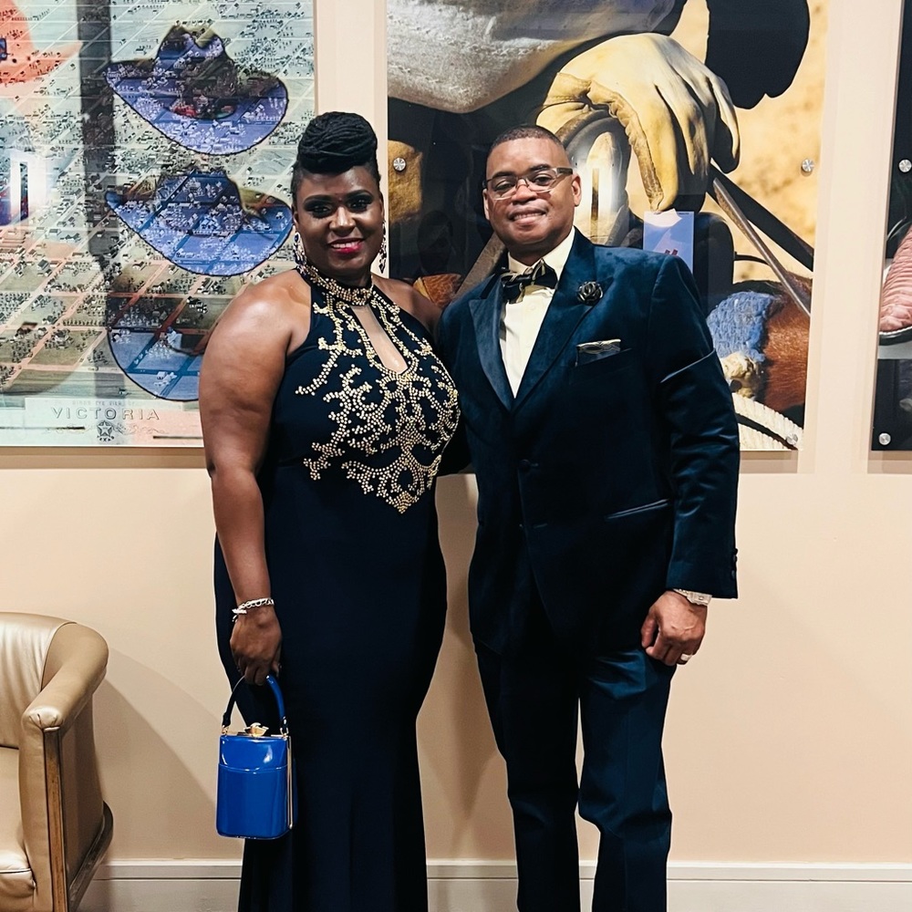 Women’s plus size evening gown